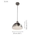 thumbnail image 2 of Xtricity - Pendant Light, 10'' Width, From the Elva Collection, Silver, 2 of 3