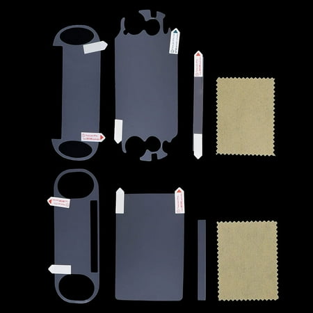 Racing Butterfly Front and Back Screen Protector Film for PS Vita PSV1000/2000 HD-Transparent
