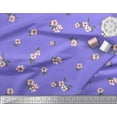 thumbnail image 2 of Soimoi Rayon Fabric Leaves & Floral Artistic Printed Craft Fabric by The Yard 56 Inch Wide, 2 of 5
