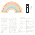 thumbnail image 1 of 1 Set Felt Frame Decorative Message Board DIY Letters Board Felt Letter Board, 1 of 8