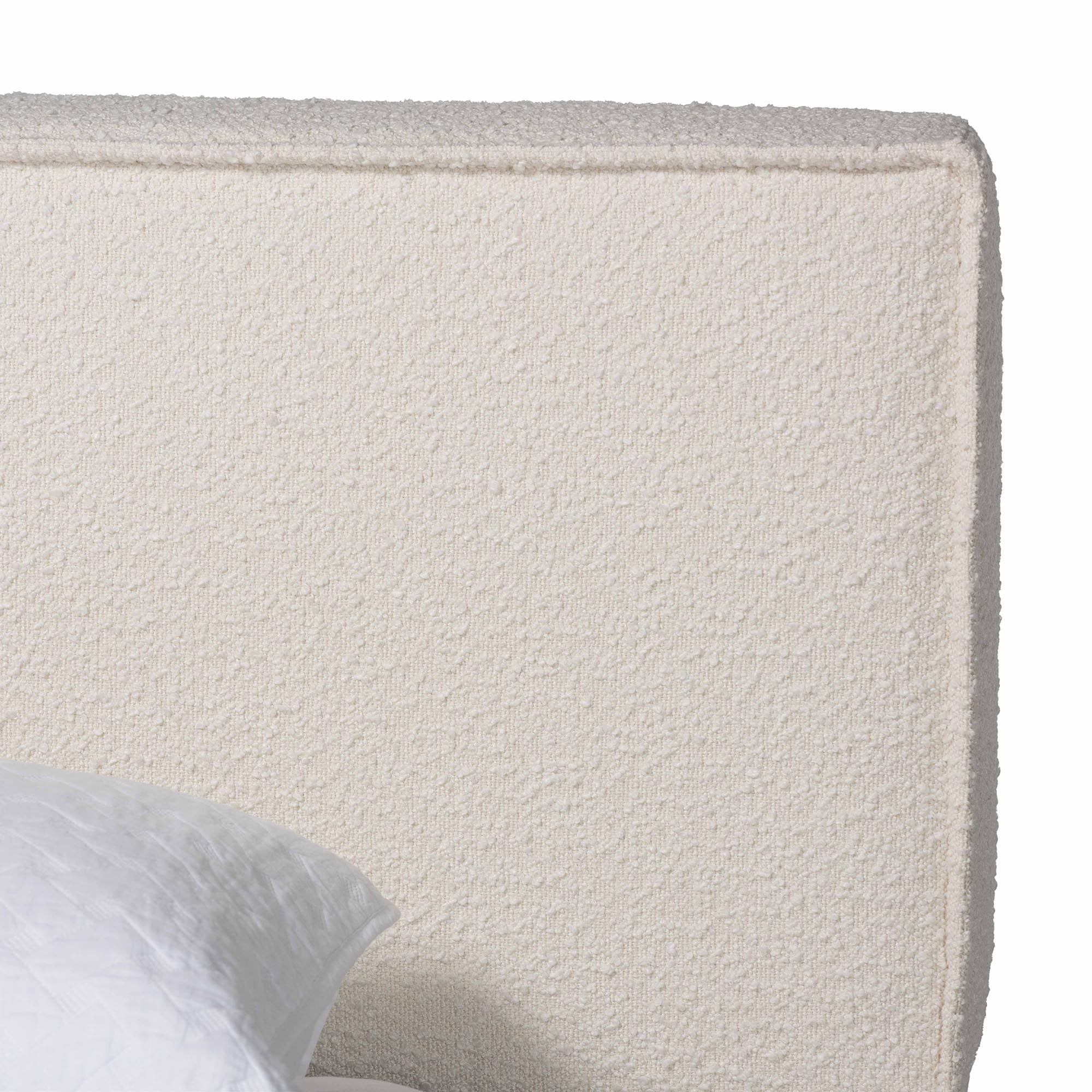 Baxton Studio Bardia Modern Platform Bed, Queen, Cream