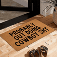thumbnail image 3 of IFHUH Probably Out Doing Sht Doormat Home and Office Decorative Indoor/Outdoor/Kitchen Mat Non-Slip Rubber 30"(L) by 18"(W), 3 of 3