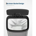 thumbnail image 4 of Royalbelle 21 Gallon Metal Trash Can with Lid, Step-On Kitchen Garbage Bin, 4 of 6