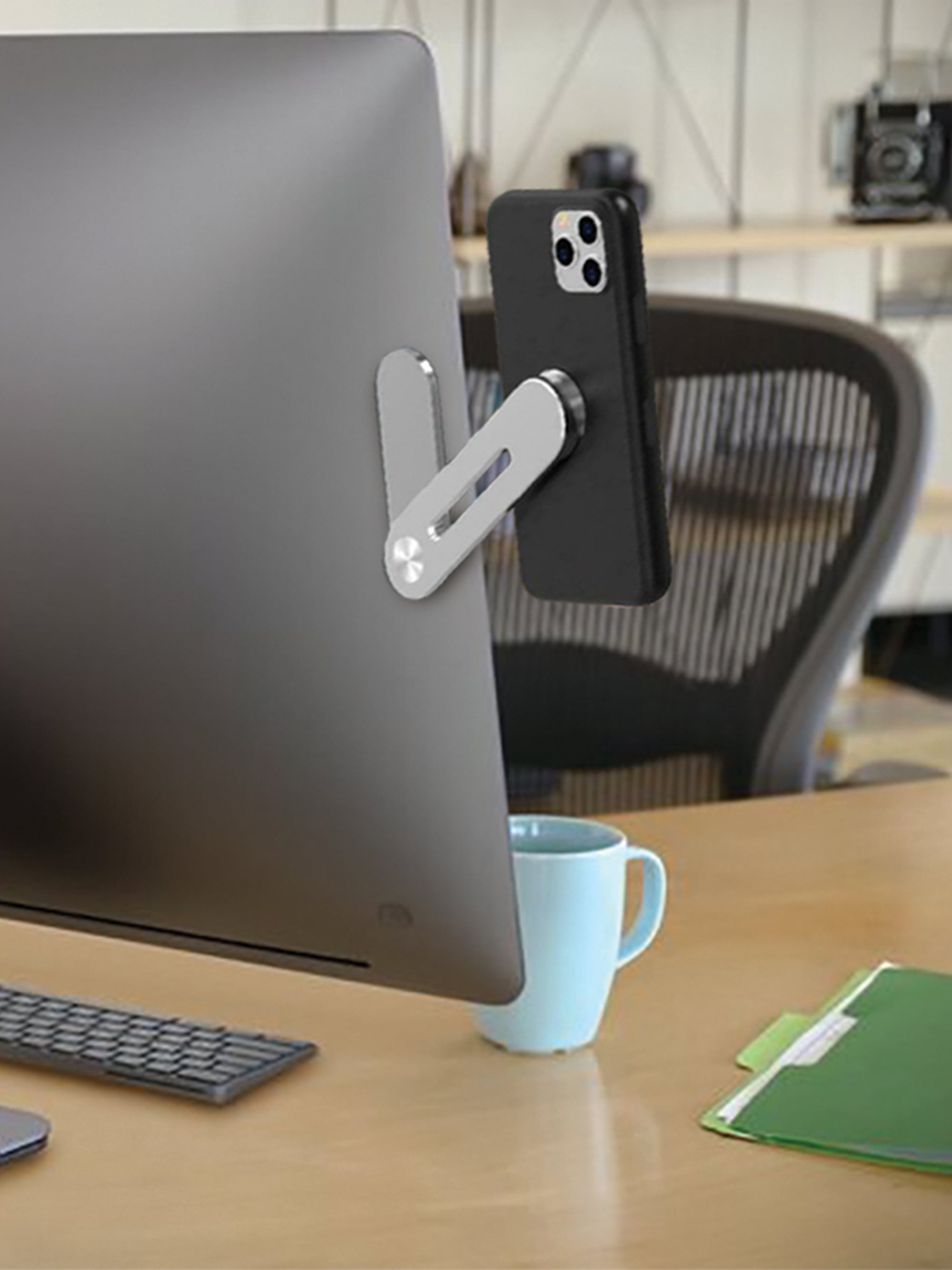 SMARTPOINT Magnetic Phone Bracket for Laptop/Monitor