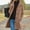 Khaki-Coat, variant on Qetyuw Trench Coat for Women Winter Wool Blend Long SLeeve Peacoat Button Down Chunky Casual Overcoat