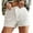 White, variant on Yubnlvae High Waist Denim Shorts for Women - Summer Wide Leg Rolled Jean Shorts (Casual Outfits, Side Pockets) Black L