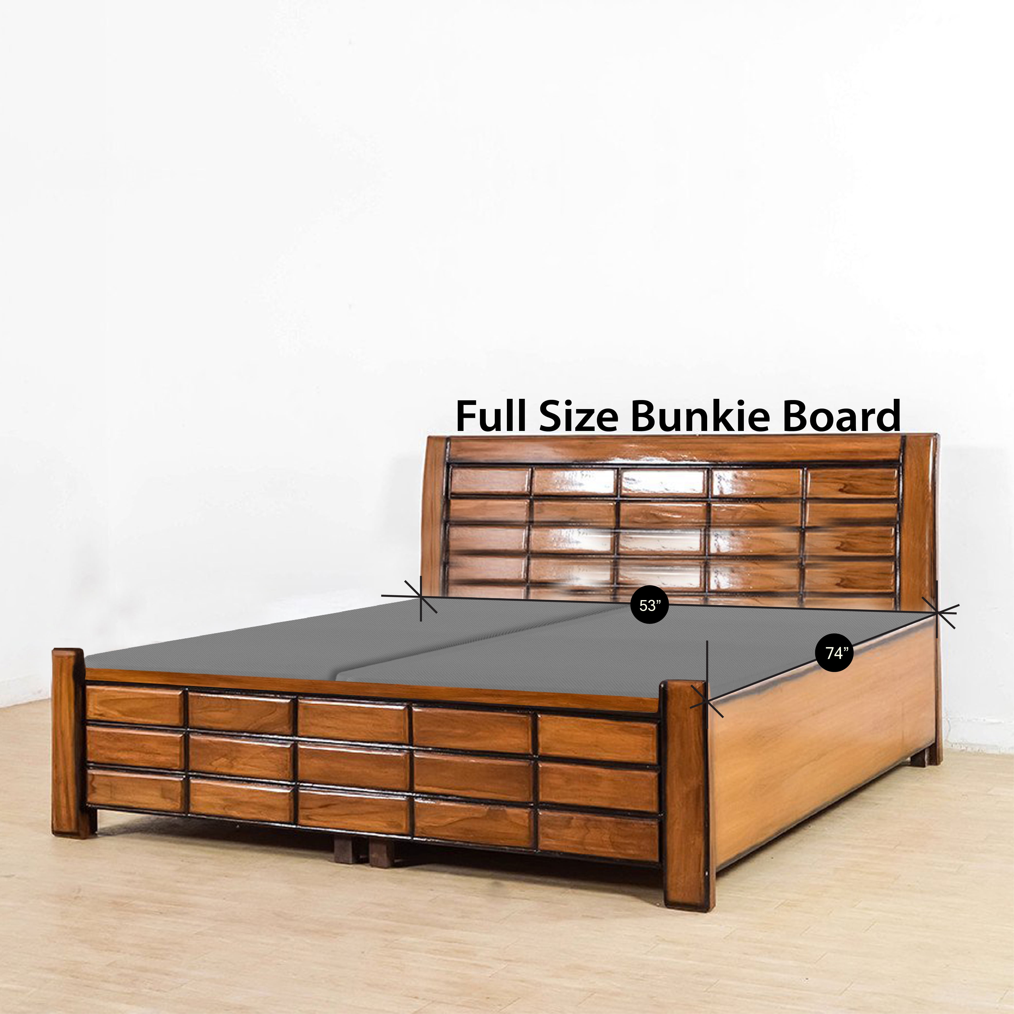 WAYTON, 1.5 Fully Assembled Split Foundation Bunkie Board, Full Size 74