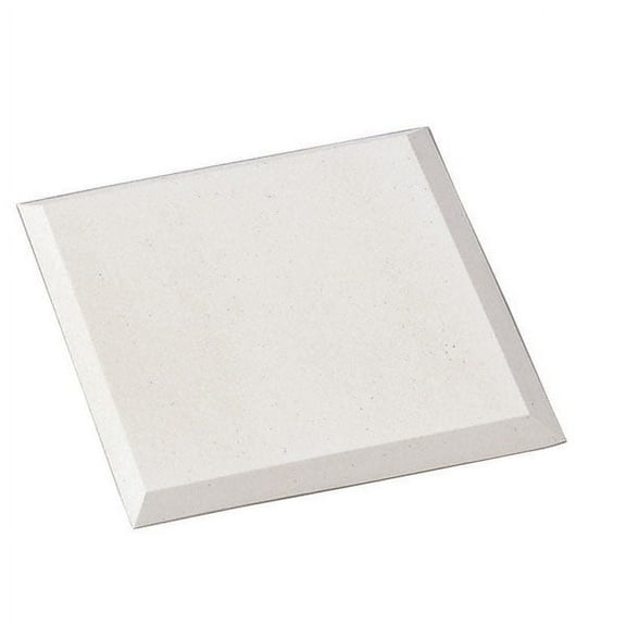 Champion Sports Waffle Bottom Base - Molded Rubber, Suction Bottom Base,White
