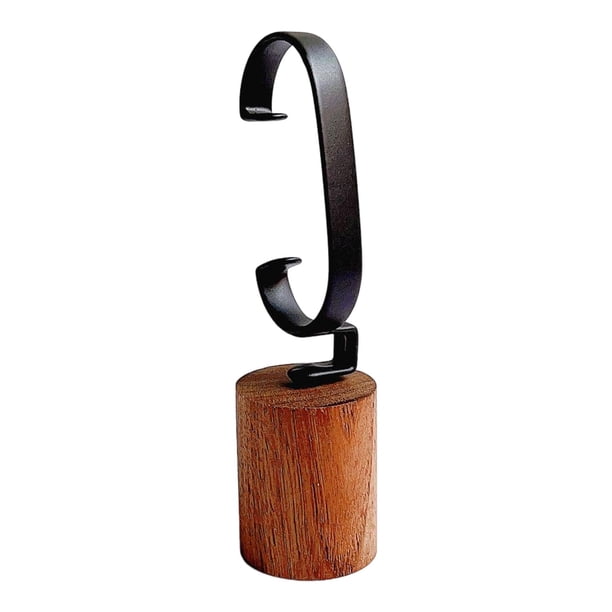 Organizador de exhibición de relojes de pulsera y pulseras, base de madera, accesorios para hombres. A