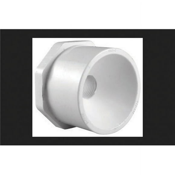 Charlotte Pipe & Foundry 4006862 Bague de Réduction de Tuyau en PVC 3 x 1 Po, Horaire 40 - Blanc