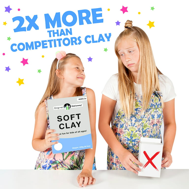 Soft Clay for Slime Supplies - Modeling Clay Art Supplies for Kids 