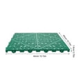 thumbnail image 2 of OUNONA 2Pcs Heavy Duty Green Interlocking Garage Drainage Floor Tiles for Car Wash, 2 of 7