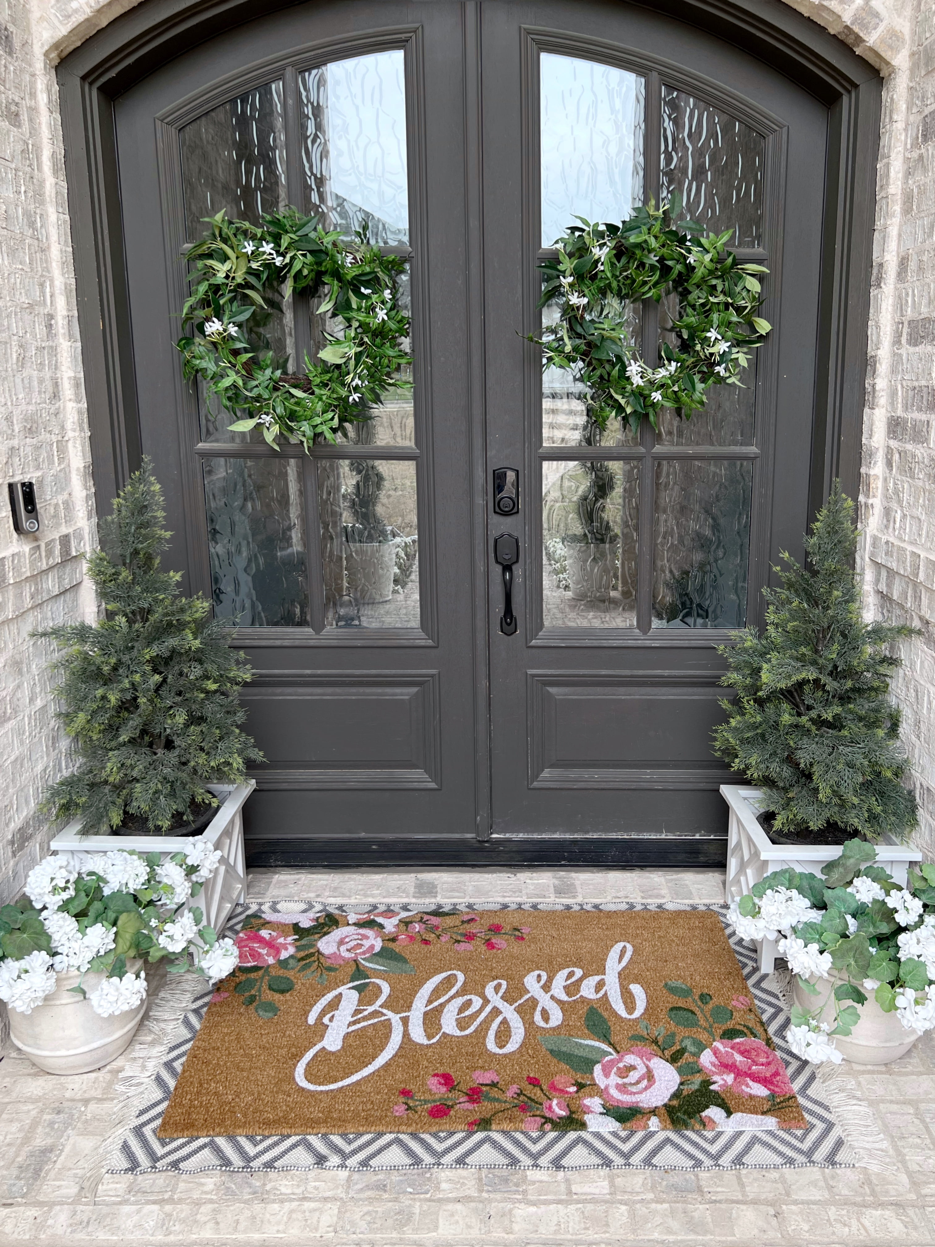 My Texas House Blessed Coir Doormat, 30"X48"