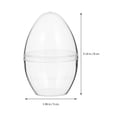 thumbnail image 3 of 10pcs Clear Plastic Fillable Balls for Craft Decor Reusable Shatterproof Perfect Size, 3 of 9
