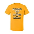 thumbnail image 2 of Wild Bobby, Awesome Dads Tattoos and Beards, Father's Day, Men Graphic Tee, Gold, 3X-Large, 2 of 3