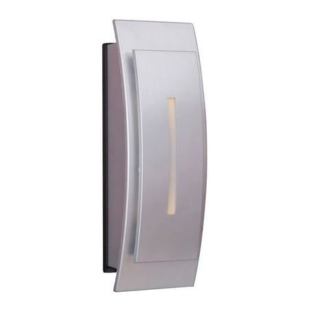 - Craftmade Teiber TB1020 Contemporary Curved LED Illuminated Doorbell Touch Button