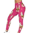 thumbnail image 6 of Gamivast Holiday Leggings for Women Christmas Full Length Soft Yoga Pants for Workout Athletic Stretchy High Waisted Graphic Legging Winter Trendy Christmas Tight, 6 of 6