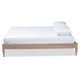 thumbnail image 2 of Baxton Studio Laure Mid-Century Wood Platform Queen Bed in Oak, 2 of 9