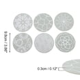 thumbnail image 2 of Unique Bargains Anti-Slip Drink Coaster Set Beige Gray, 2 of 5