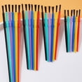 thumbnail image 6 of 50 Pcs Small Paint Brushes Set Nylon Hair Painting Brushes Art Supplies For Watercolor Gouache Acrylics, 6 of 8