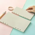 thumbnail image 7 of SEIWEI 80Pcs A5/A6 Refill Paper Thick Refillable Paper 6 Ring Binder Loose-Leaf Design, 7 of 7