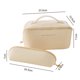 thumbnail image 5 of Bolsas De Maquillaje 2 bolsas de cosméticos de PU, caja de maquillaje multifuncional para regalos de vacaciones (blanco) Ndcxsfigh Cuidado Belleza, 5 of 8