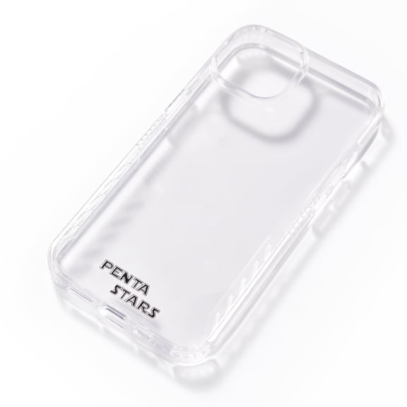 Penta Stars Clear iPhone 14 Case, 6.1 Inch Shockproof Transparent Soft TPU Ultra Thin Phone Case, Anti-Scratch, Lightweight (Transparent TPU PC, iPhone 14)