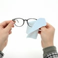 thumbnail image 2 of Unique Bargains 10 Pcs Reusable Glasses Cleaning Cloth for Glasses 5.91"x5.91" Light Blue, 2 of 5