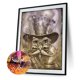 thumbnail image 2 of Cuadros Decorativos 5D bricolaje taladro redondo completo diamante pintura gato Kit decoración del hogar arte artesanía Wdftyju de costura negro 4 estilos, 2 of 8