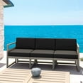thumbnail image 6 of Siesta ISP1313-DVR-CCH Mykonos Patio Sofa with Sunbrella Charcoal Cushion - Taupe, 6 of 8