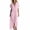 Pink, variant on Kukoosong Women's Collared V Neck Short Sleeve Maxi Shirt Dress, Button Down Casual Loose Tunic Dress with Pockets for Summer Beach Vacation