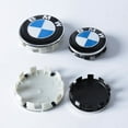 thumbnail image 4 of 4pcs For Bmw Wheel Cover Standard BMW BMW Blue White Wheel Plastic Cover Wheel Hub Label, 4 of 5