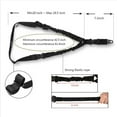 thumbnail image 3 of Kroder 1Points Rifle Sling with Length Adjuster Traditional Sling with Metal Hook for Outdoors, 3 of 5