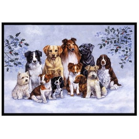 Winter Dogs Door Mat Walmart Com