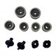 thumbnail image 3 of 10x Accesorios repuesto para platillos Tuercas rápidas para platillos Almohadillas fieltro resistentes para batería percusión profesional Gris, 3 of 8