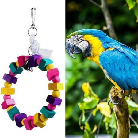 Prevue Swing (Prevue Pet Products Bodacious Bird toy Parrot Hanging Ring Swing Toy Parakeet Cockatiel Canary)