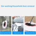 thumbnail image 6 of Fmxomd 47.5" Car Wash Brush Mop Cleaning Tool with Long Handle for Washing Detailing Cars Truck, SUV, RV, Trailer, Microfiber Sponge Duster Not Hurt Paint Scratch Free, 6 of 9