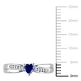 thumbnail image 3 of Everly Women's Created Sapphire Sterling Silver Ring, 3 of 7