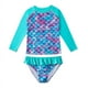 thumbnail image 4 of Traje de baño dividido para niños Bikini de manga larga para niña Traje de baño con protección solar estampado en 3D, 4 of 6