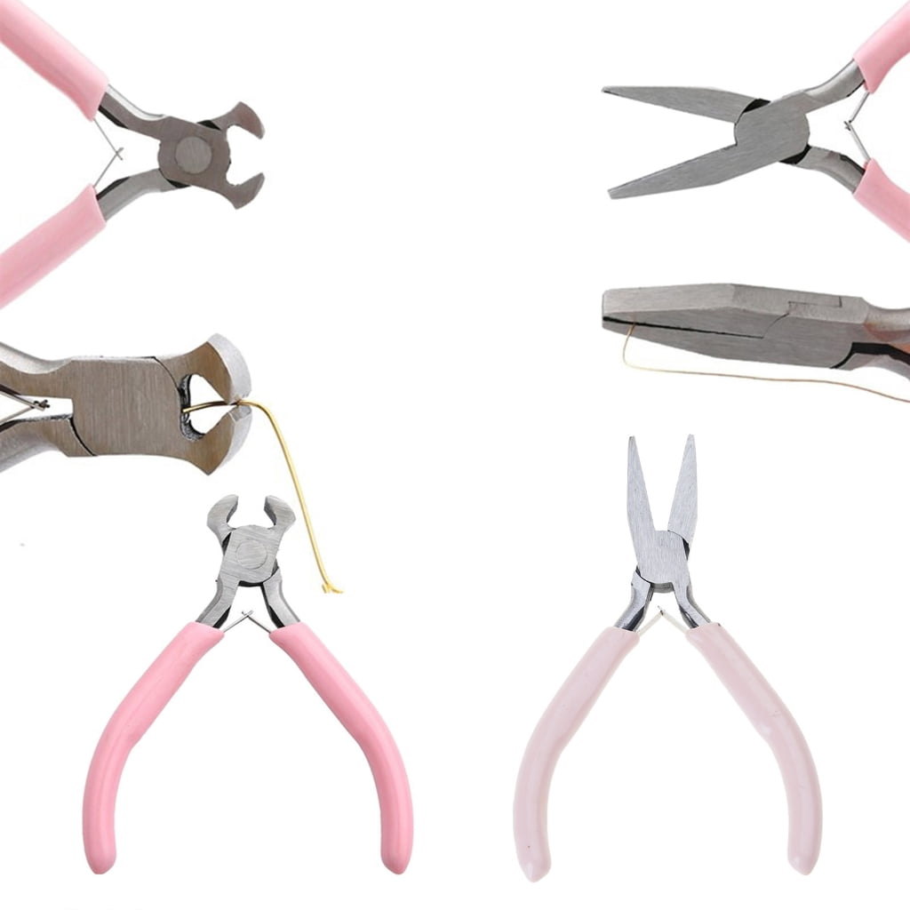 MOMOJIA Mini Jewellery Pliers Set 9 Pieces Jewellery Pliers Jewelry Hand Tool for DIY