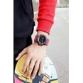 thumbnail image 3 of SMAEL Montre de Sport Numérique pour Hommes 8043 avec Chronomètre, Double Temps & - 50M Étanche Antichoc Rétroéclairage LED pour Course Escalade - Cadran Rouge, Boîtier 49mm, Boutons Antidérapants, Bracelet 140-230mm, 3 of 6