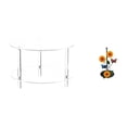 thumbnail image 1 of Mesa Auxiliar Acrílica Con Forma De Girasol Y Portarrollos De Papel. Mesita De Noche Compacta, Fácil De Montar, Ideal Para Salón, Baño Y Hogar. Soporte Vertical Antideslizante Para Pañuelos., 1 of 8