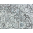 thumbnail image 5 of Rugs America Emali EA65A Arctic Blue Vintage Farmhouse Gray Area Rug, 5'x7', 5 of 5