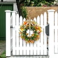thumbnail image 4 of Elegant Winter Door Wreath for Indoor and Outdoor Decor – Frosted Foliage with Berries, Festive Gold Accents, Perfect for Holiday Wall and Entrance Decorations, 4 of 5