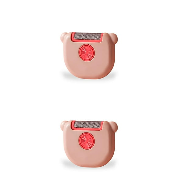 Monstrate Mini removedor de pelusas de mano, rodillo de tela para alfombras, colector de depilación, suministros de limpieza para la ropa del rosado rojo 2Conjunto