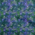 thumbnail image 1 of oneOone Cotton Cambric Medium Blue Fabric Abstracts Sewing Fabric By The Yard Printed Diy Clothing Sewing Supplies 56 Inch Wide, 1 of 4