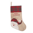 thumbnail image 1 of Matsuzay Decoración del árbol de Navidad Medias Papá Noel Embalaje de regalo de Navidad Aplique Bordado Snacks Holder Bolsa Colgante Colgante Kits de decoración para fiestas Papá Noel, 1 of 6