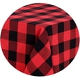 thumbnail image 6 of Christmas Country Rustic Red and Black Buffalo Plaid Set of 4 Cotton Fabric Dining Napkins, 6 of 7