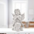 thumbnail image 3 of Resin Cute Cupid Angel Crafts Creative Cherubs Statue Desktop Decoration Collection Window Props Memorial Sculpture Religious Gift, 3 of 6