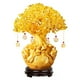 thumbnail image 4 of Árbol de dinero de cristal de cuarzo amarillo, sapos dorados dobles, estilo bonsái, decoración de árboles de fortuna amarillos para mejorar la suerte y la riqueza, 4 of 12